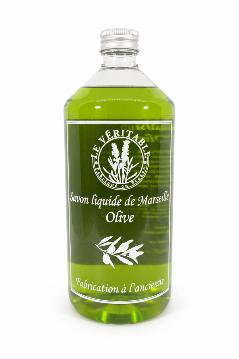 SAVON DE MARSEILLE LIQUIDE - OLIVE 1 LITRE