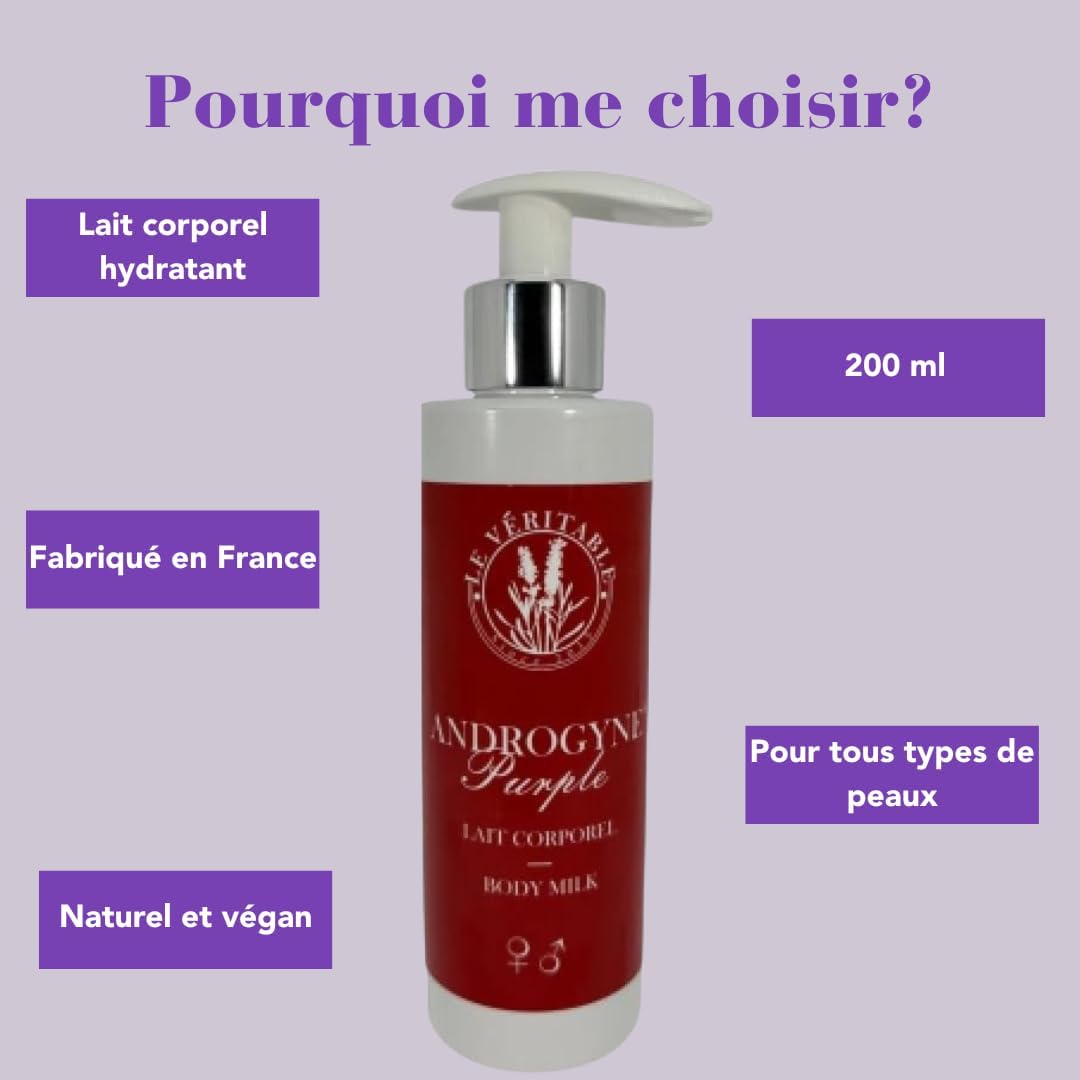 LAIT CORPOREL "ANDROGYNE PURPLE"