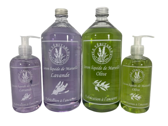 Savons de Marseille liquides