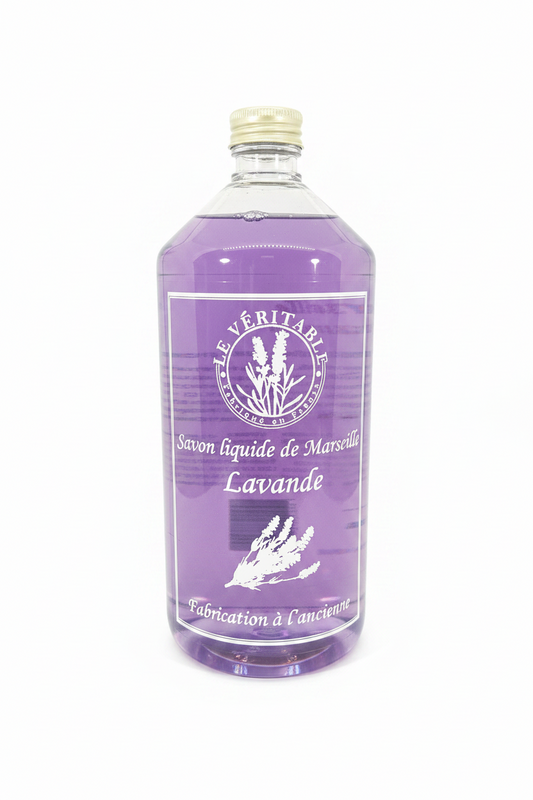 SAVON DE MARSEILLE LIQUIDE - LAVANDE 1 LITRE