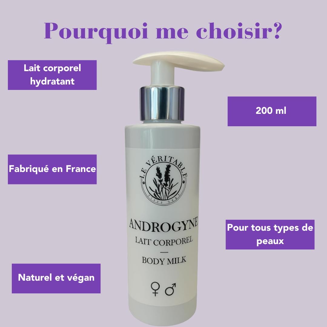 LAIT CORPOREL "ANDROGYNE"