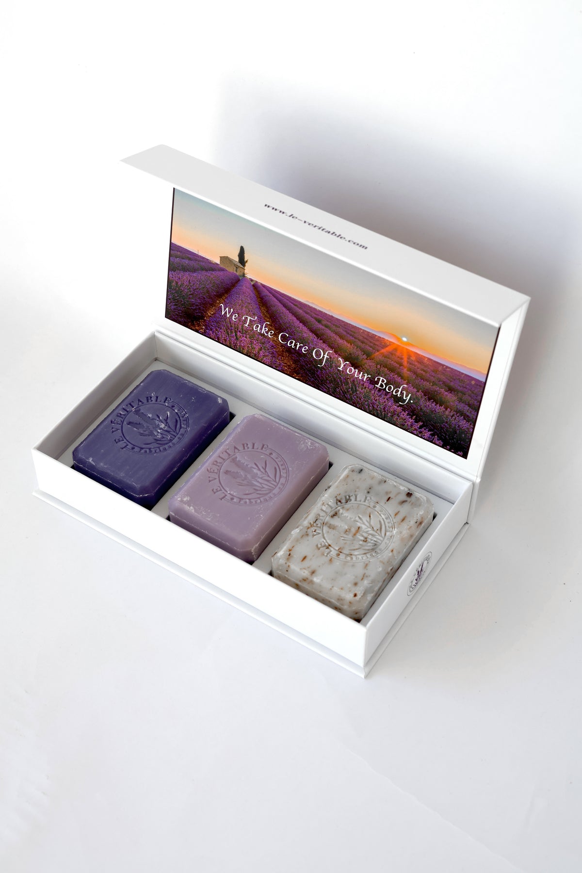 COFFRET 3 SAVONS - CHANT DE LAVANDE - 375g