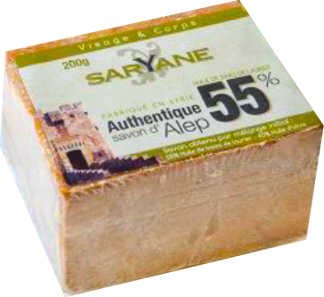 VÉRITABLE SAVON D'ALEP 55% DE LAURIER
