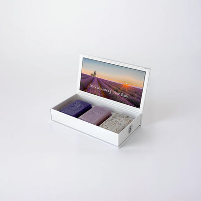 COFFRET 3 SAVONS - CHANT DE LAVANDE - 375g
